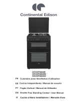 CONTINENTAL EDISON CECDF6060IX User manual