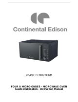 CONTINENTAL EDISON MO20IXES User manual