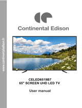 CONTINENTAL EDISON CELED6519B7 User manual