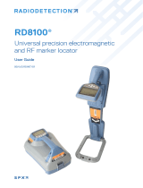 Radiodetection RD8100 Cable, Pipe and RF marker locator User guide