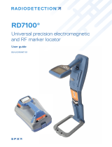 Radiodetection RD7100 Cable, Pipe and RF marker locator User manual