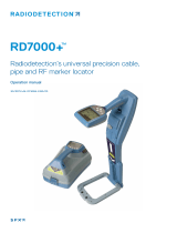 Radiodetection RD7000+ Owner's manual