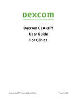 Dexcom CLARITY Diabetes Management Software User guide