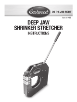 Eastwood Deep Jaw Metal Shrinker Stretcher Operating instructions