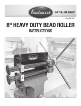 Eastwood Elite 8" Heavy Duty Bead Roller Operating instructions