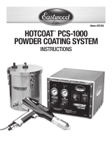 Eastwood Elite HotCoat PCS-1000 Powder Coating System Operating instructions