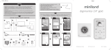 Miniland digimonitor 2.4" gold Quick start guide
