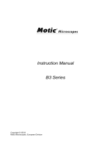 Motic B3 Series User manual