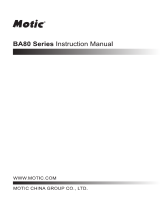 Motic BA80 Series User manual