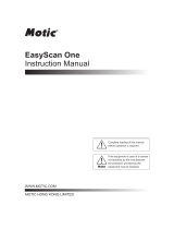 Motic EasyScan One User manual