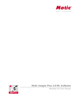 Motic Images Plus 3.0 ML Software User manual