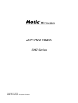 Motic SMZ140 Series User manual