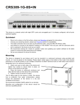 MikroTik CRS309-1G-8S+IN Quick start guide