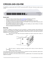 MikroTik CRS326 24S 2Q RM Cloud Router Switch User manual