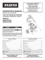 Black Max BM80523 Owner's manual