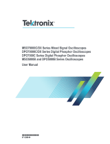 Tektronix DPO71254C User manual
