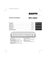 Sanyo MPX-CD92P User manual