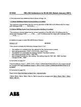 ABB REL 356 Operating instructions