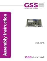 GSS HDE 400 Assembly Instruction Manual
