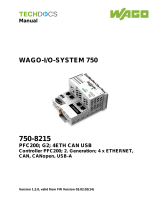 WAGO 750-8215 User manual