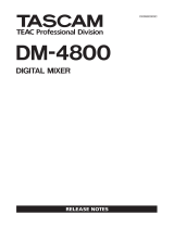 Tascam DM-4800 User manual