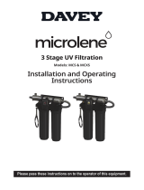 Davey microlene MCS Installation And Operating Instructions Manual