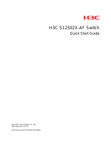 H3C S12502X-AF Quick start guide
