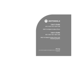 Motorola H201 User manual