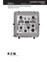 Eaton COOPER POWER SERIES Operating instructions