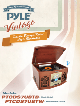 Pyle Vintage PTCDS7UBTW User manual