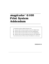 QMS Magicolor 6100 Supplementary Manual