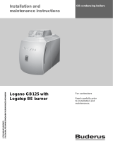 Buderus Logano GB125 Installation And Maintenance Instructions Manual
