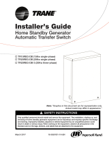 Ingersoll-Rand Trane TR20REG-DB Installer's Manual
