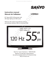 Sanyo LCD55L4 User manual