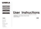 Unika XT-600 User Instructions