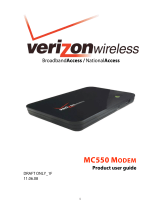 Novatel Wireless MC550 User manual