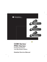 Motorola CDM Series User manual