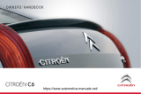 CITROEN C6 LIGNAGE Owner's Handbook Manual