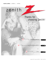 Zenith A25B33 User manual