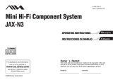 Aiwa JAX-N3 Operating Instructions Manual