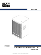 DAP Audio D3721 User manual