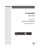 Topfield TF 7050 HDRt User manual
