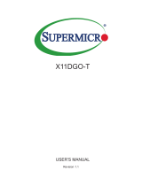 Supermicro X11DGO-T User manual