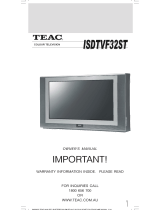 TEAC ISDTVF32ST Owner's manual