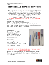 Motorola MOTORAZR V3i Disassembly Manual