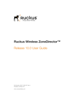 Ruckus Wireless ZoneDirector 3000 User manual