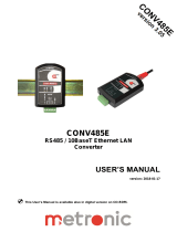 Metronic CONV485E User manual