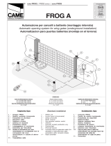 CAME FROG A User manual