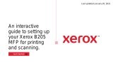 Xerox B205 Installation guide