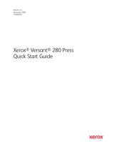 Xerox Versant 280 Quick start guide